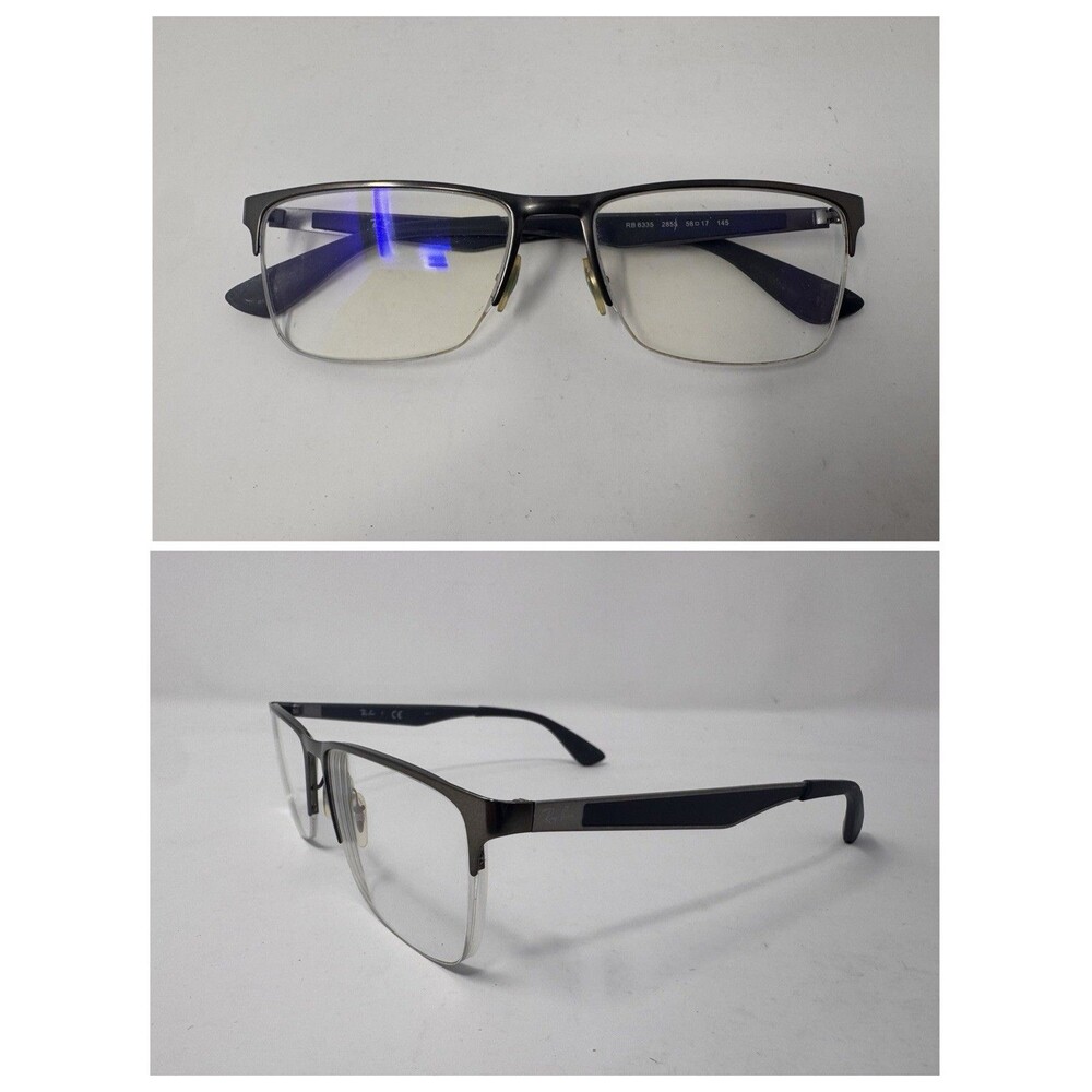Ray-Ban RB6335 Eyeglass Frames Only 56-17-145 Gunmetal 2855